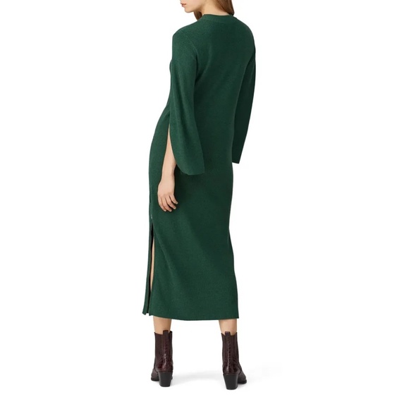 RTR Great Jones Green Knit Dress - size large - Picture 3 of 10